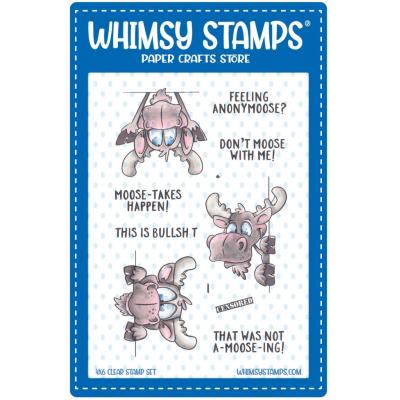 Whimsy Stamps Stempel - Moose-tude